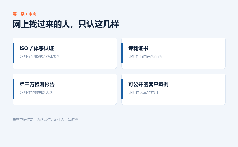 网上来的人只认这几样