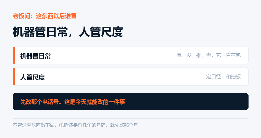 机器管日常人管尺度